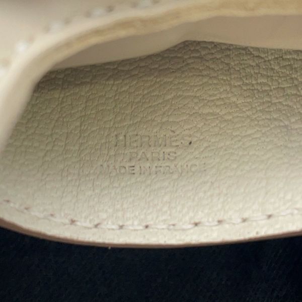 エルメス バッグチャーム ロデオPM ロベオ ロック クレ/シルバー金具 ラムスキン K刻印