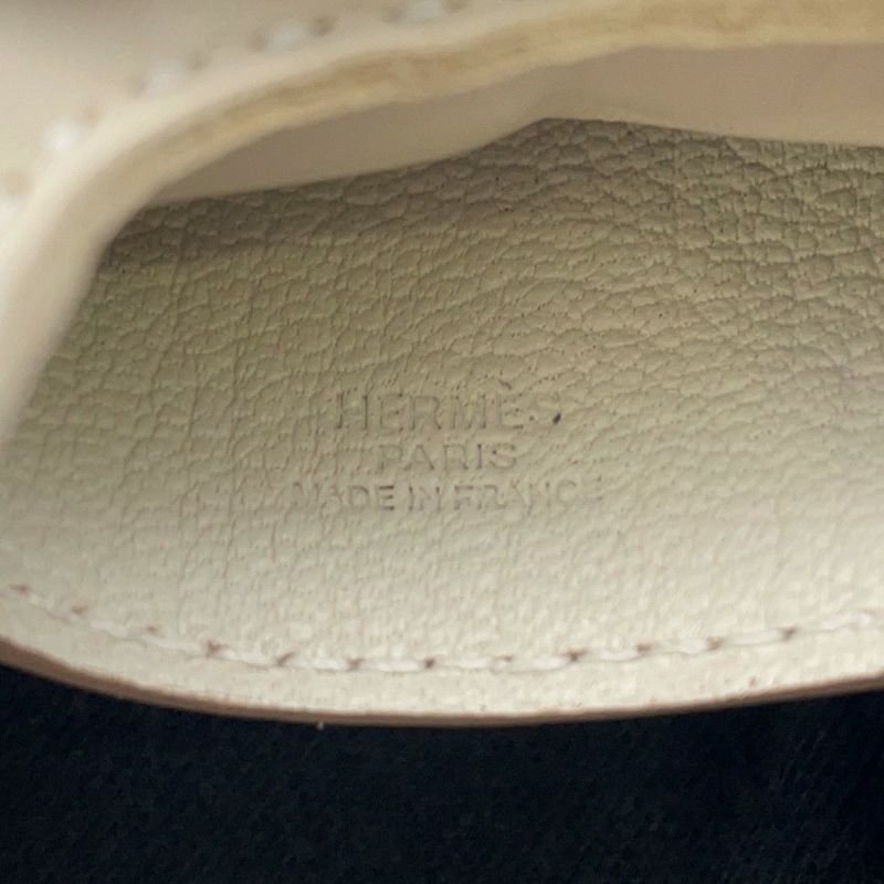 エルメス バッグチャーム ロデオPM ロベオ ロック クレ/シルバー金具 ラムスキン K刻印