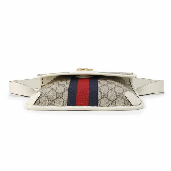 グッチ ベルトバッグ GGスプリーム オフィディア 674081 GUCCI ボディバッグ ウエストポーチ 白