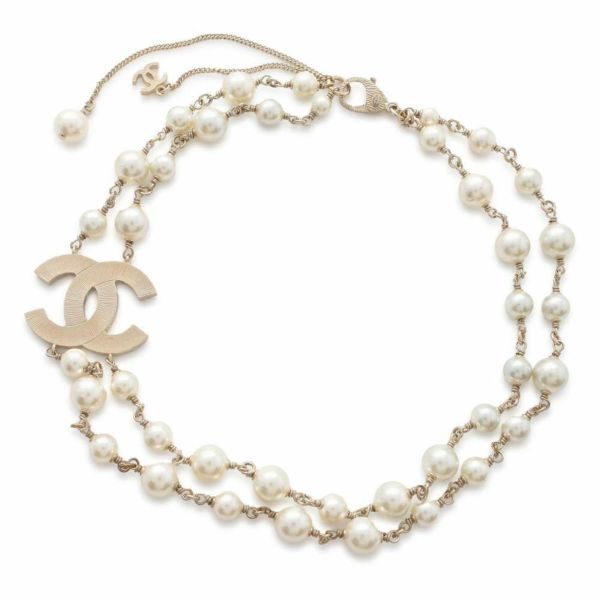 シャネル ネックレス ココマーク ロング フェイクパール B16 P CHANEL アクセサリー