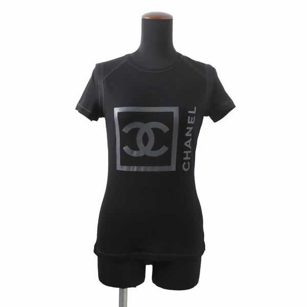 シャネル 半袖Tシャツ スポーツTシャツ ココマーク レディースサイズ38 P30784 CHANEL アパレル 黒 |  中古・新品ブランド販売ギャラリーレア公式通販