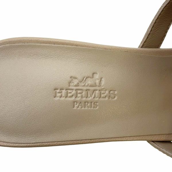 エルメス サンダル キャンディ ケリーバックル レザー レディースサイズ38 HERMES 靴