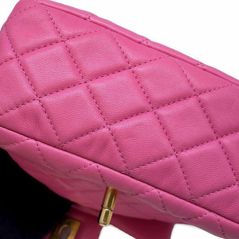 シャネル チェーンショルダーバッグ ミニマトラッセ ラムスキン AS1786 CHANEL ミニ フラップ ココボール