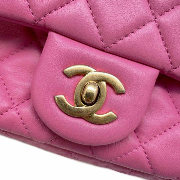 シャネル チェーンショルダーバッグ ミニマトラッセ ラムスキン AS1786 CHANEL ミニ フラップ ココボール