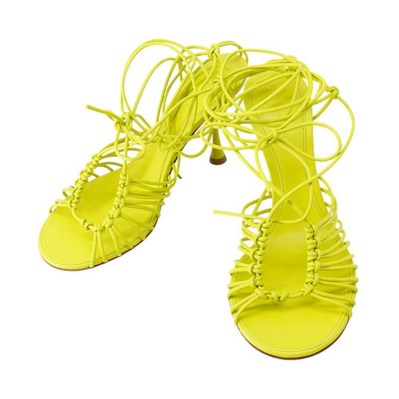 ボッテガヴェネタ サンダル ドットレースアップ レディースサイズ36 BOTTEGA VENETA 靴