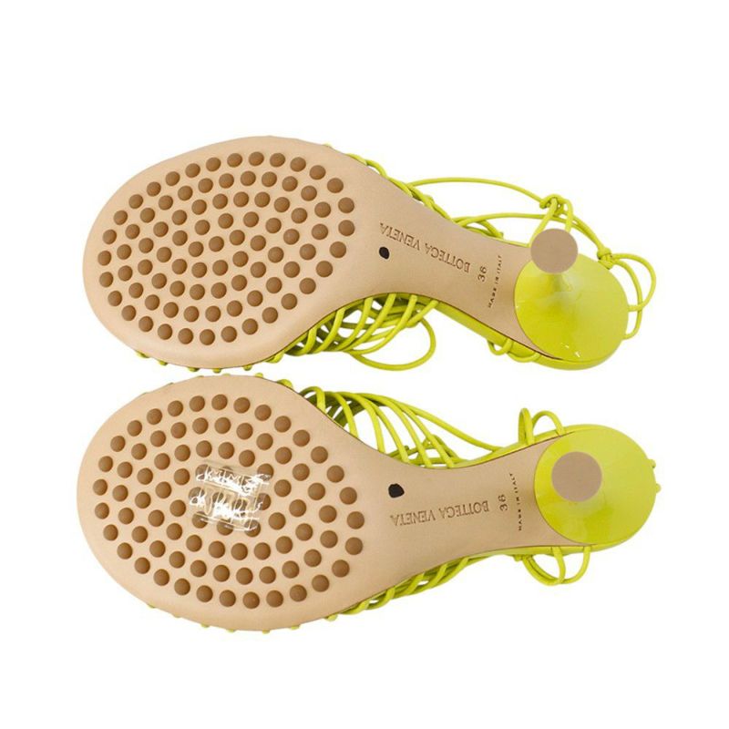 ボッテガヴェネタ サンダル ドットレースアップ レディースサイズ36 BOTTEGA VENETA 靴