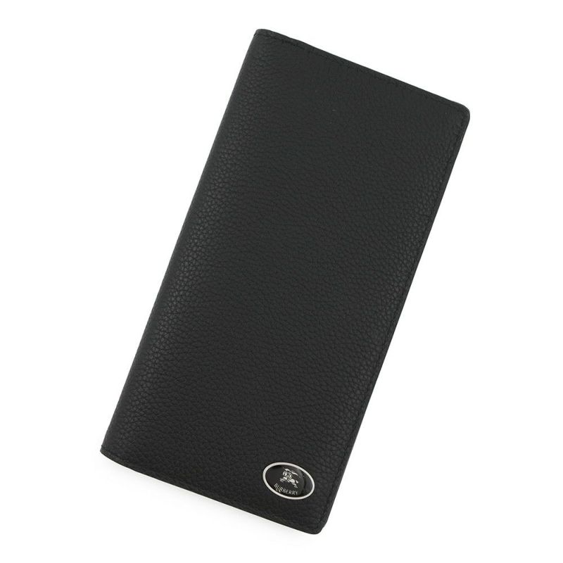 バーバリー 長財布 ナイトスタンプ コンチネンタルウォレット グレイニーカーフレザー 81130921 BURBERRY 黒