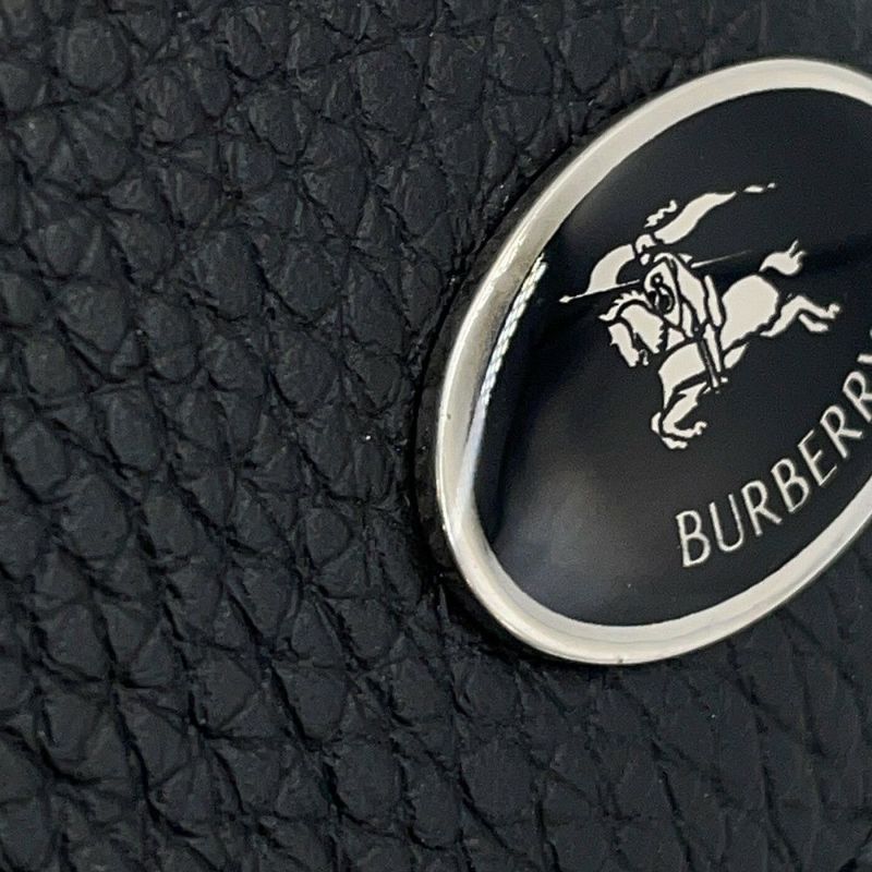 バーバリー 長財布 ナイトスタンプ コンチネンタルウォレット グレイニーカーフレザー 81130921 BURBERRY 黒