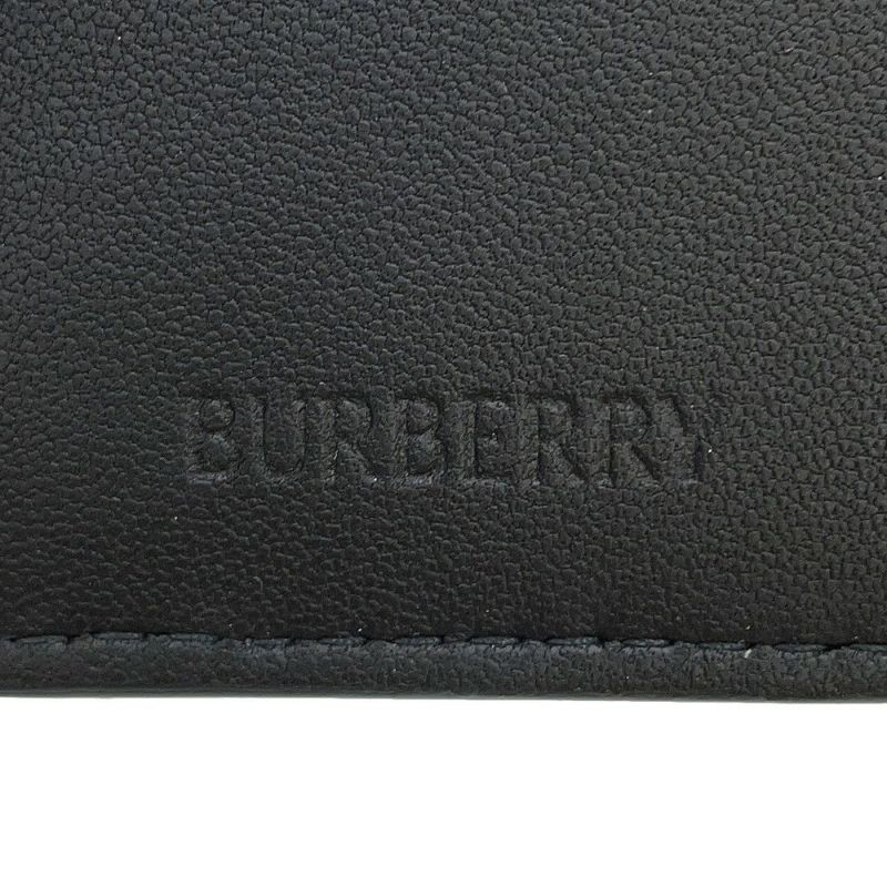バーバリー 長財布 ナイトスタンプ コンチネンタルウォレット グレイニーカーフレザー 81130921 BURBERRY 黒