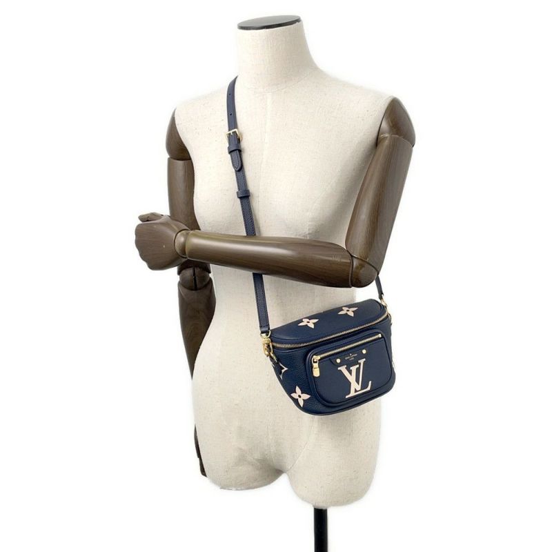 ルイヴィトン ショルダーバッグ モノグラム・アンプラント ミニ バムバッグ M85636 LOUIS VUITTON チェーンバッグ