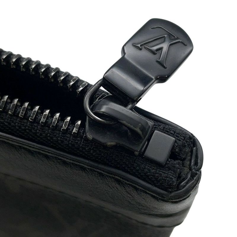 ルイヴィトン クラッチバッグ モノグラム・エクリプス ポシェット・トゥ・ゴー M81569 LOUIS VUITTON メンズ 黒