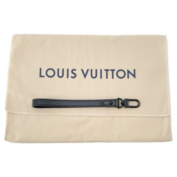 ルイヴィトン クラッチバッグ モノグラム・エクリプス ポシェット・トゥ・ゴー M81569 LOUIS VUITTON メンズ 黒