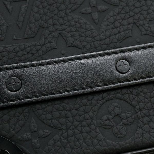 ルイヴィトン ショルダーバッグ モノグラム/トリヨンレザー ハンドル・ソフトトランク M59163 ヴィトン バッグ 黒 ブラック メンズ