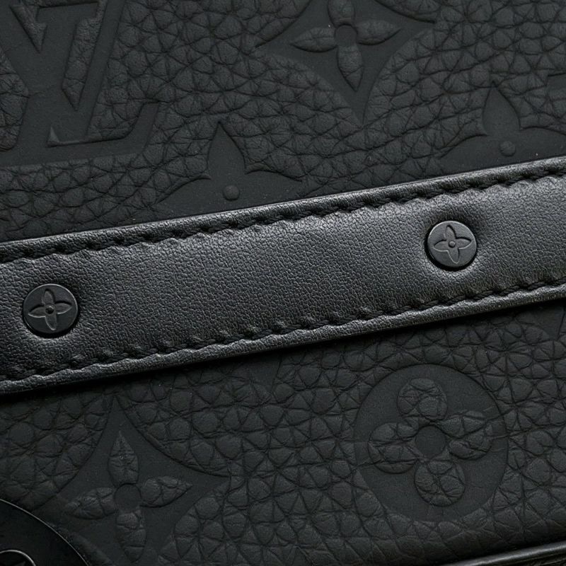 ルイヴィトン ショルダーバッグ モノグラム/トリヨンレザー ハンドル・ソフトトランク M59163 ヴィトン バッグ 黒 ブラック メンズ