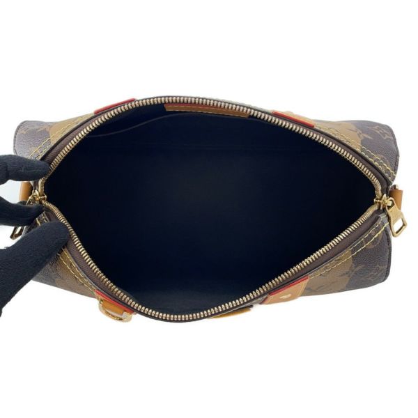 ルイヴィトン ショルダーバッグ モノグラム・ストライプ シティ・キーポル M45963 NIGOコラボ LV スクエアード コレクション メンズ