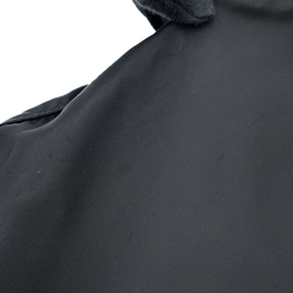 プラダ ショルダーバッグ スタッズ ナイロン レザー 1BD118 PRADA 斜め掛け 黒