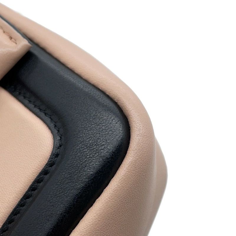 フェンディ チェーンショルダーバッグ ミニバゲット レザー 8BR793 FENDI バイカラー 2way