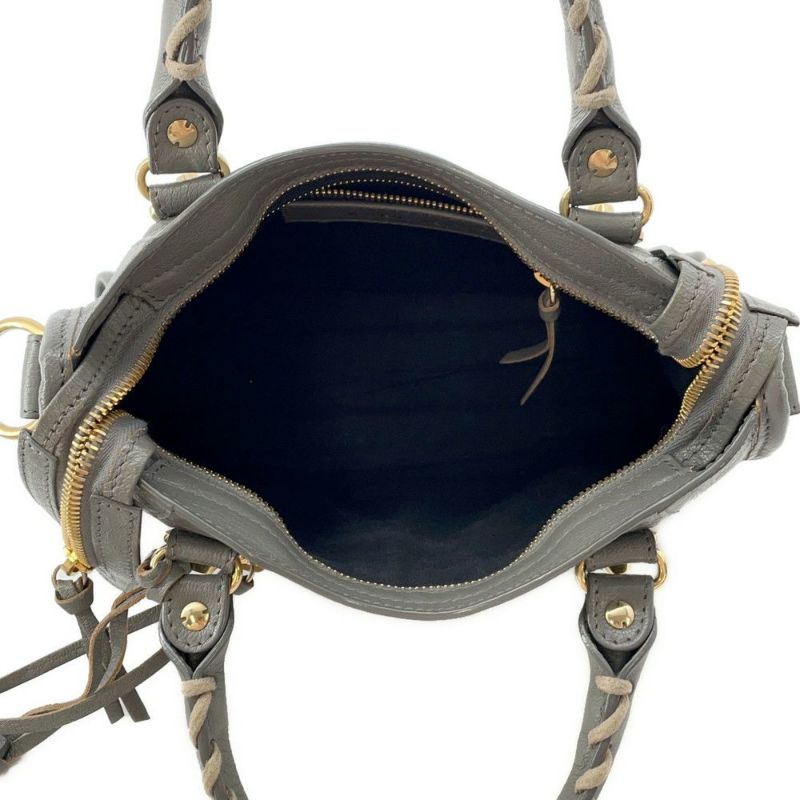 バレンシアガ ハンドバッグ クラシック メタルエッジ ミニ シティ 390160 BALENCIAGA 2way