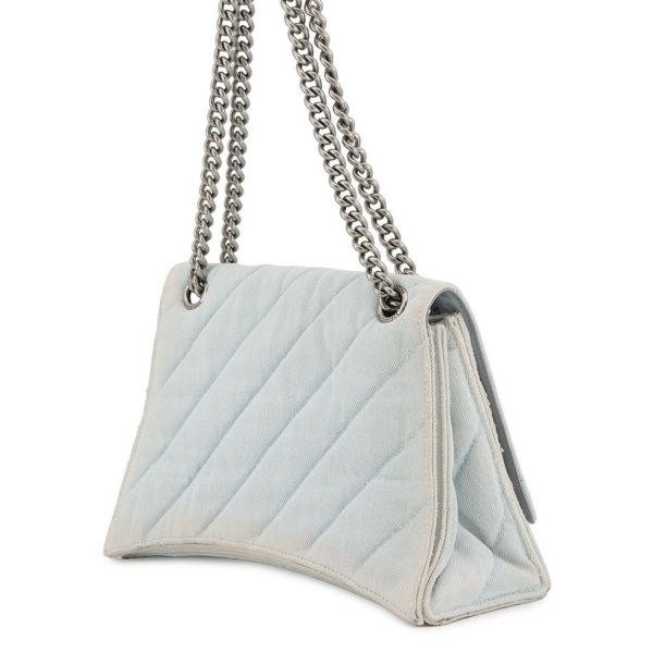 バレンシアガ チェーンショルダーバッグ クラッシュ ミディアム デニム 716393 BALENCIAGA 2way