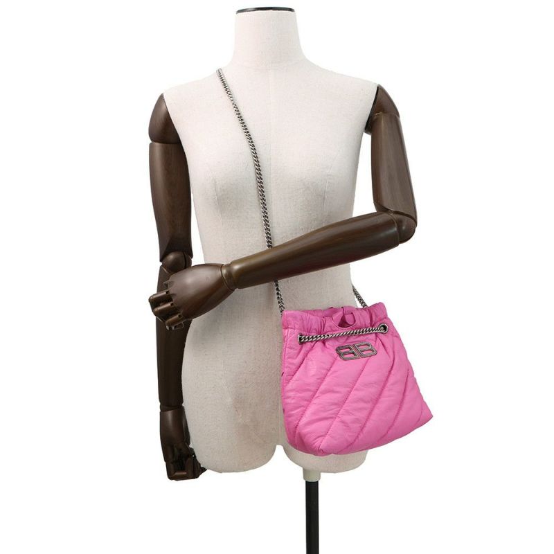 バレンシアガ チェーンショルダーバッグ クラッシュ XS レザー 781796 BALENCIAGA 2way