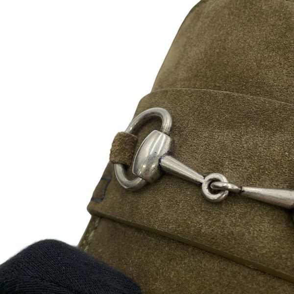 グッチ ローファー ホースビット スエード メンズサイズ9 GUCCI 靴