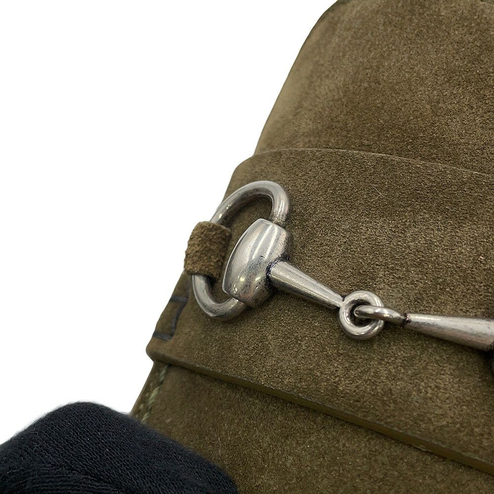 グッチ ローファー ホースビット スエード メンズサイズ9 GUCCI 靴