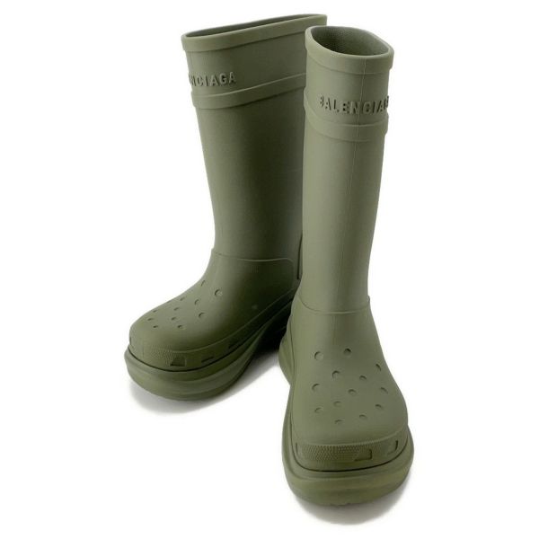 バレンシアガ ブーツ クロックスコラボ クロッグブーツ メンズサイズ44 677384 BALENCIAGA 靴 Crocs