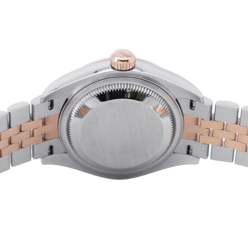 ロレックス レディ デイトジャスト 279171G ランダムシリアル ルーレット 10Pダイヤ オーベルジーヌ文字盤