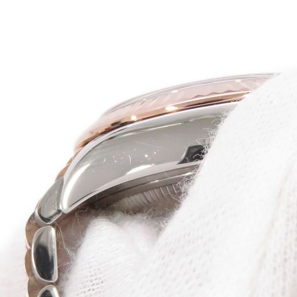 ロレックス レディ デイトジャスト 279171G ランダムシリアル ルーレット 10Pダイヤ オーベルジーヌ文字盤