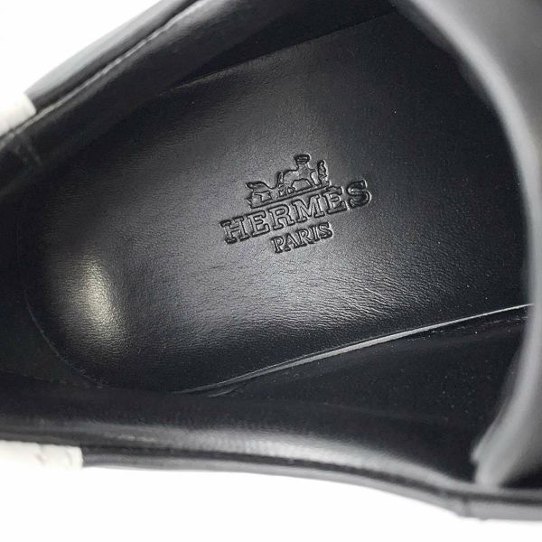 エルメス スニーカー デア レザー レディースサイズ37 HERMES 靴 黒