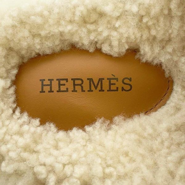 エルメス サンダル シプレ ムートン ベロア レディースサイズ34 HERMES 靴