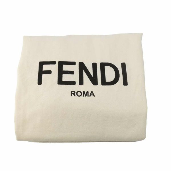 フェンディ リュック リボン パール レザー 8BZ038 FENDI バッグ バックパック 黒