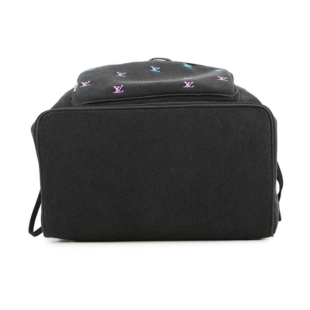 ルイヴィトン リュック LV ブラゾン・デニム/カーフレザー モンスリ・バックパック M14135