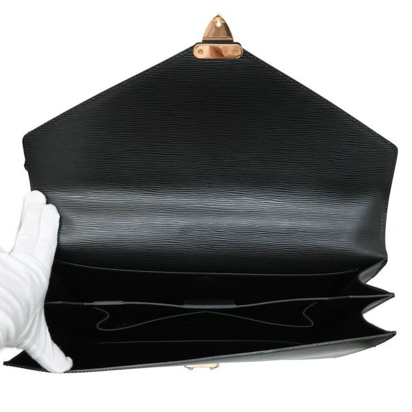 ルイヴィトン ビジネスバッグ エピ セルヴィエット・コンセイエ M54422 LOUIS VUITTON ブラック 黒