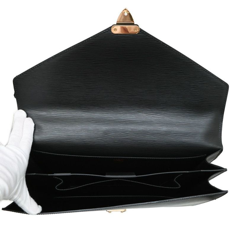 ルイヴィトン ビジネスバッグ エピ セルヴィエット・コンセイエ M54422 LOUIS VUITTON ブラック 黒