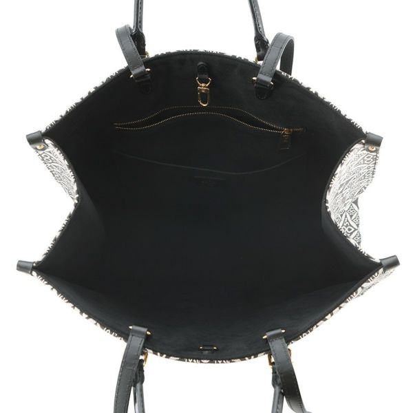 ルイヴィトン トートバッグ モノグラム・ジャカード/SINCE1854 オンザゴーGM M57207 LOUIS VUITTON 2way ブラック 黒