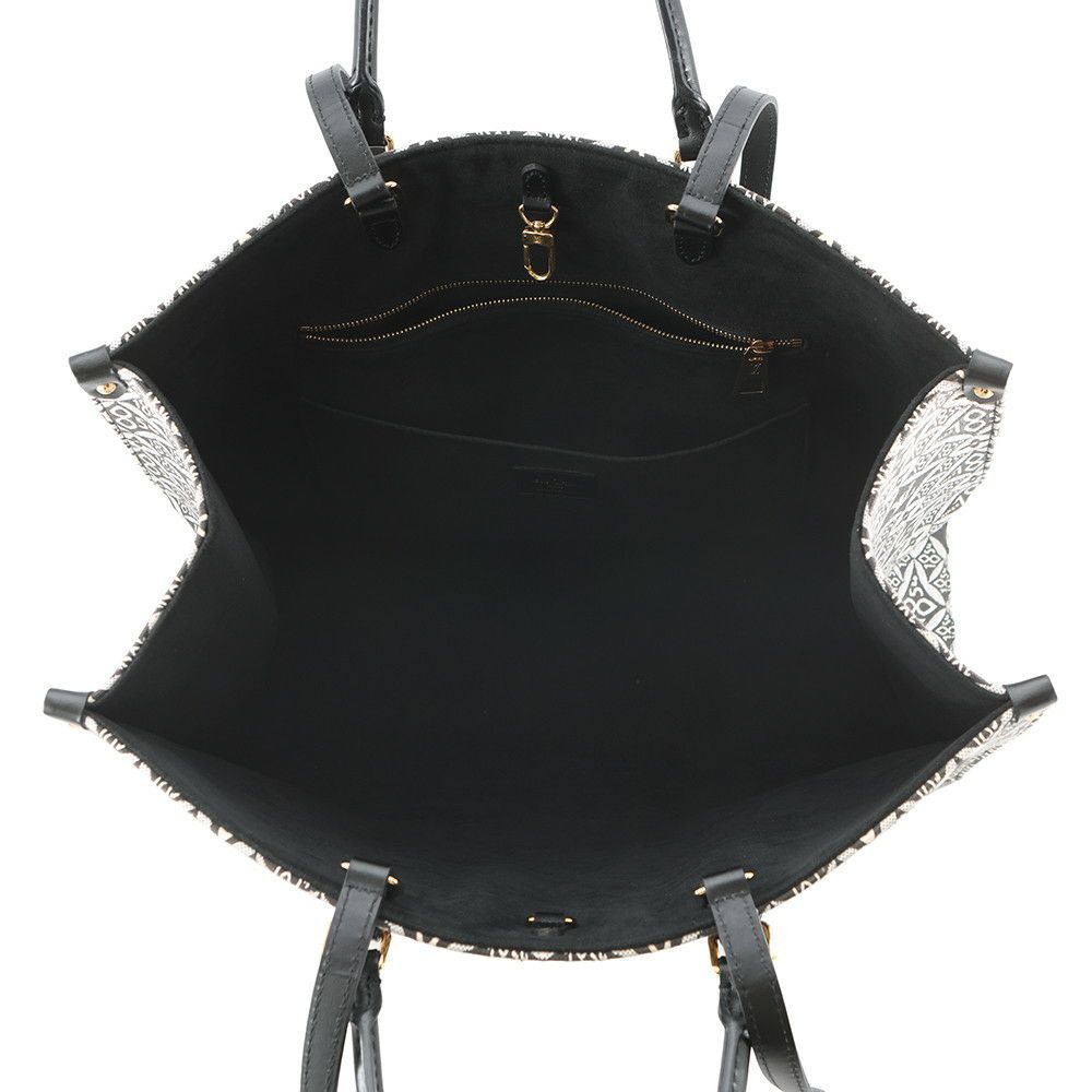 ルイヴィトン トートバッグ モノグラム・ジャカード/SINCE1854 オンザゴーGM M57207 LOUIS VUITTON 2way ブラック 黒