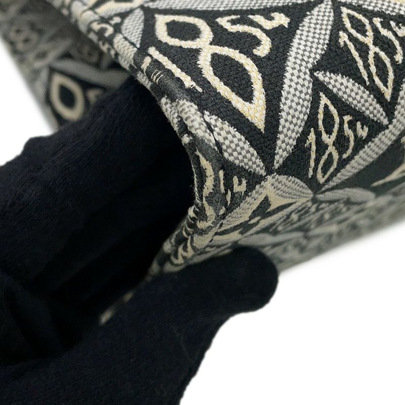 ルイヴィトン トートバッグ モノグラム・ジャカード/SINCE1854 オンザゴーGM M57207 LOUIS VUITTON 2way ブラック 黒