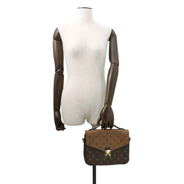 ルイヴィトン ハンドバッグ モノグラム・リバース ポシェット・メティスMM M44876 LOUIS VUITTON 2way