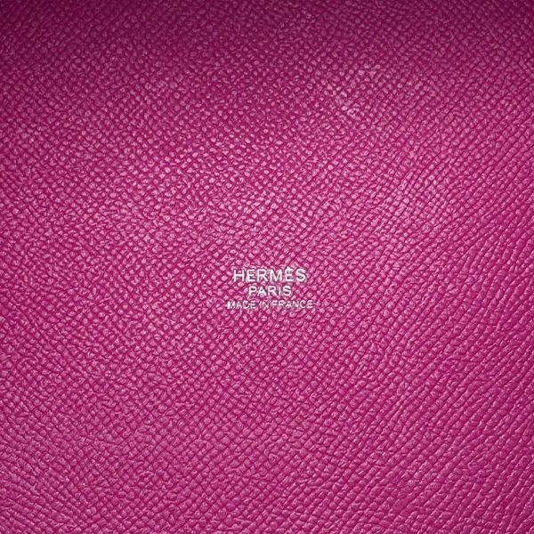 エルメス ピコタンロックMM トレサージュ・ドゥ・キュイール マグノリア/ブルーサフィール/クレ/シルバー金具 エプソン C刻印