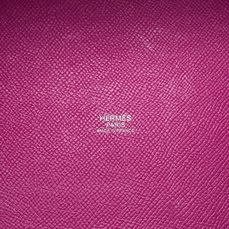 エルメス ピコタンロックMM トレサージュ・ドゥ・キュイール マグノリア/ブルーサフィール/クレ/シルバー金具 エプソン C刻印