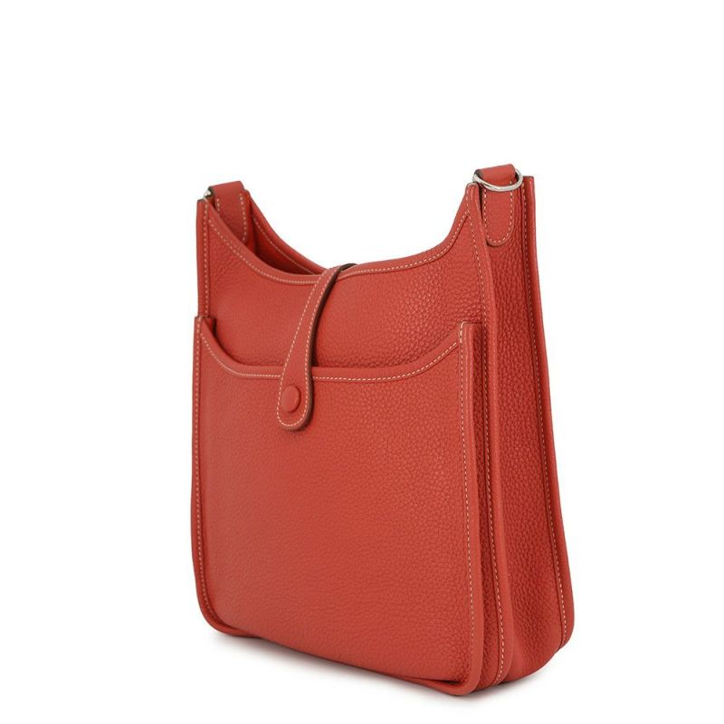 エルメス ショルダーバッグ エブリン3 PM サンギーヌ/シルバー金具 トリヨンクレマンス □O刻印