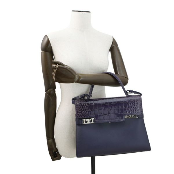 デルヴォー ハンドバッグ タンペートGM クロコダイル AA0312AAY146BPA Delvaux デルボー 2way