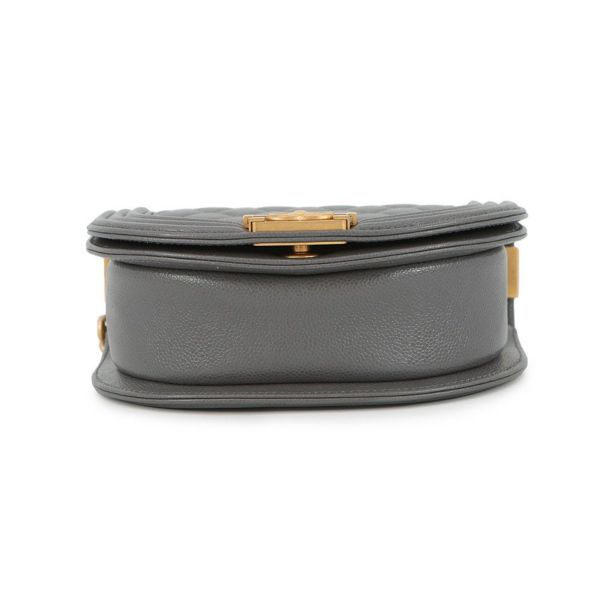 シャネル チェーンショルダーバッグ マトラッセ ココマーク ボーイシャネル スモール キャビアスキン AS3350 CHANEL 2way