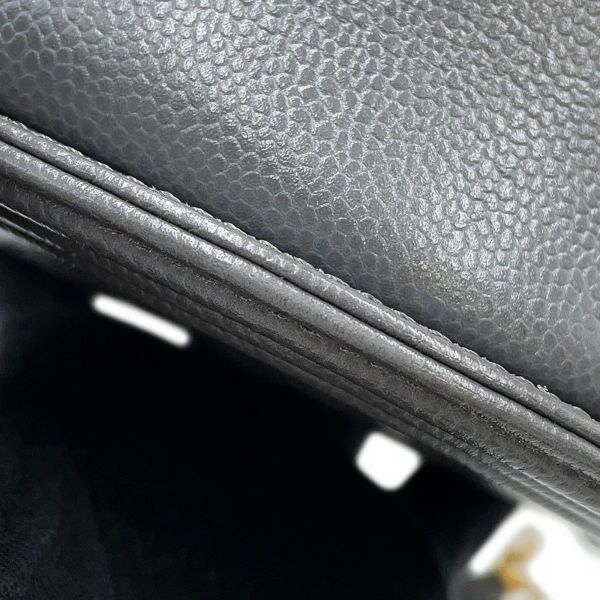 シャネル チェーンショルダーバッグ マトラッセ ココマーク ボーイシャネル スモール キャビアスキン AS3350 CHANEL 2way