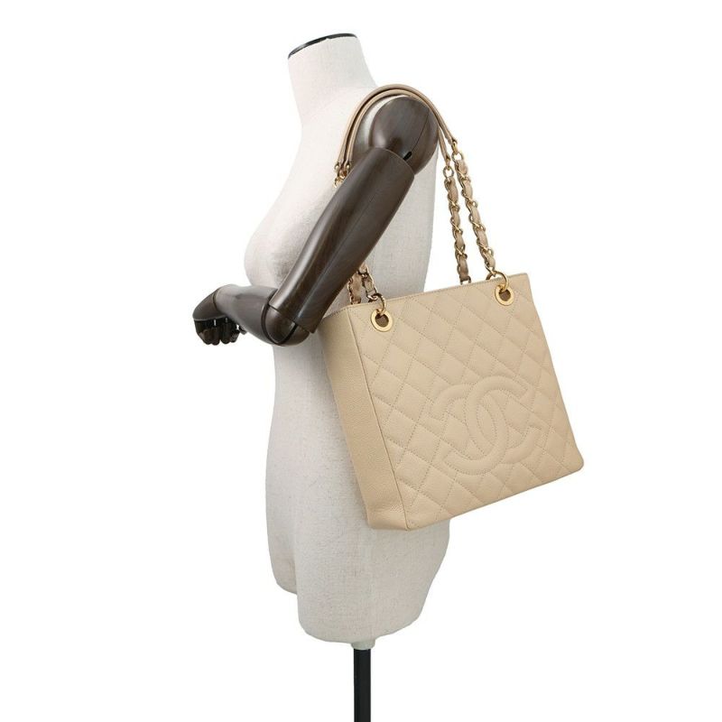 シャネル トートバッグ マトラッセ ココマーク PST キャビアスキン A50994 CHANEL