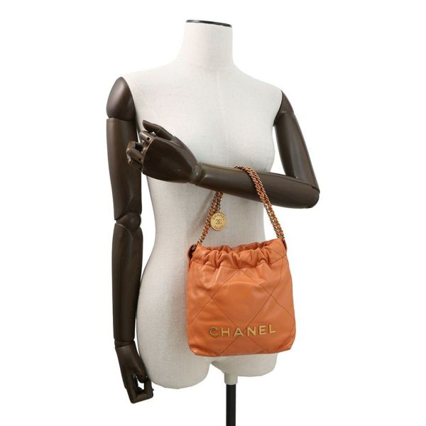 シャネル ハンドバッグ CHANEL 22 ミニ ココマーク ラムスキン AS3980 CHANEL 2way