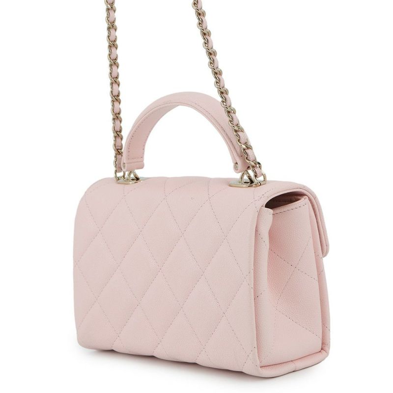 シャネル ハンドバッグ マトラッセ ココマーク トップハンドル キャビアスキン AP4568 CHANEL 2way