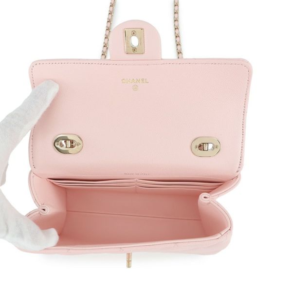 シャネル ハンドバッグ マトラッセ ココマーク トップハンドル キャビアスキン AP4568 CHANEL 2way