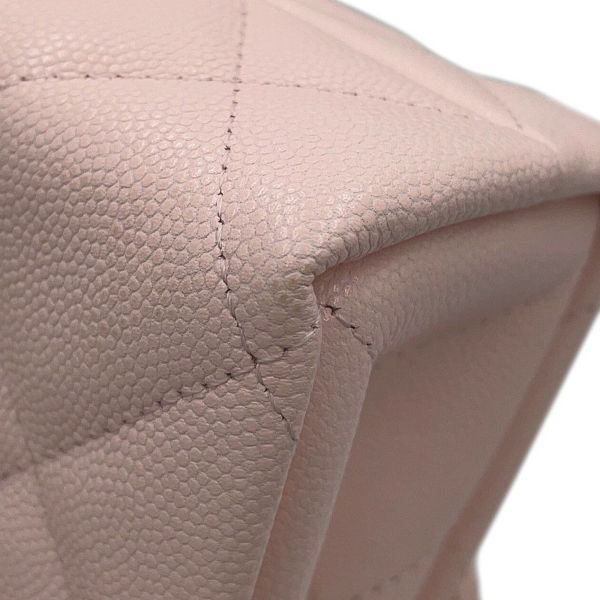 シャネル ハンドバッグ マトラッセ ココマーク トップハンドル キャビアスキン AP4568 CHANEL 2way
